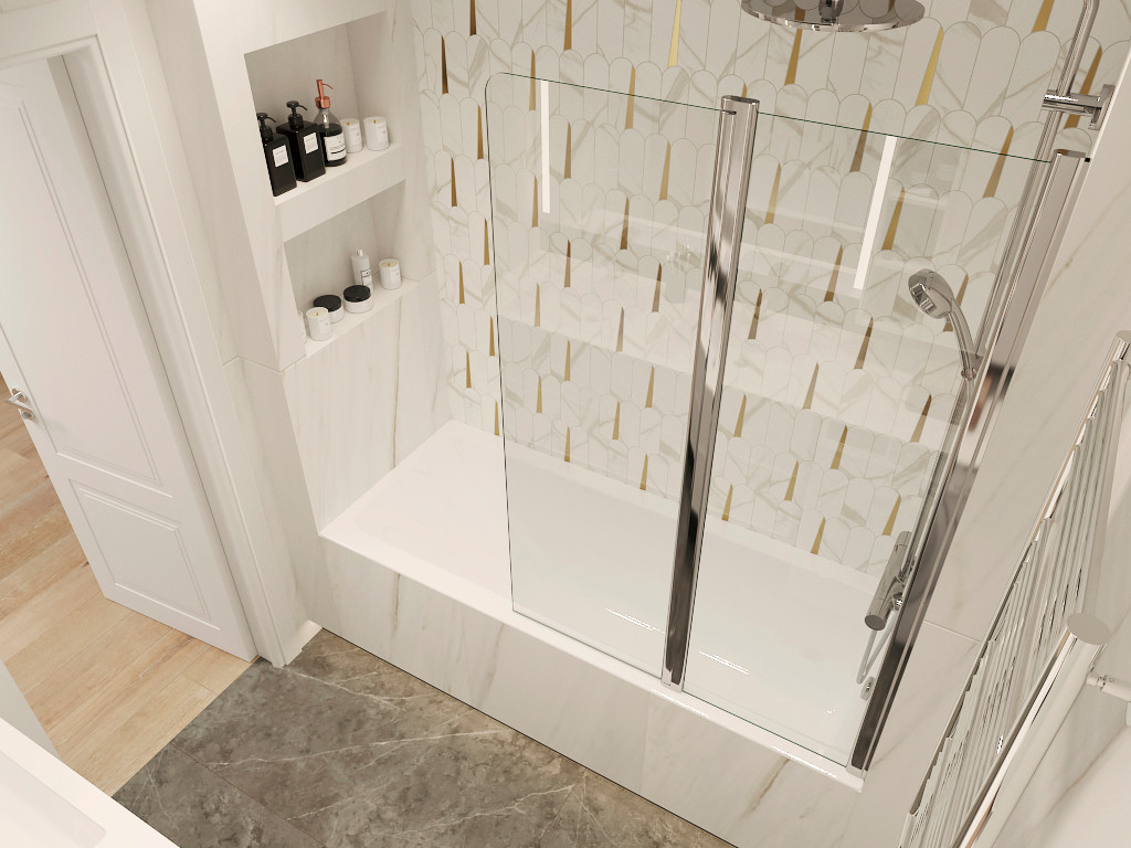 Проект ванной комнаты 10 м.кв