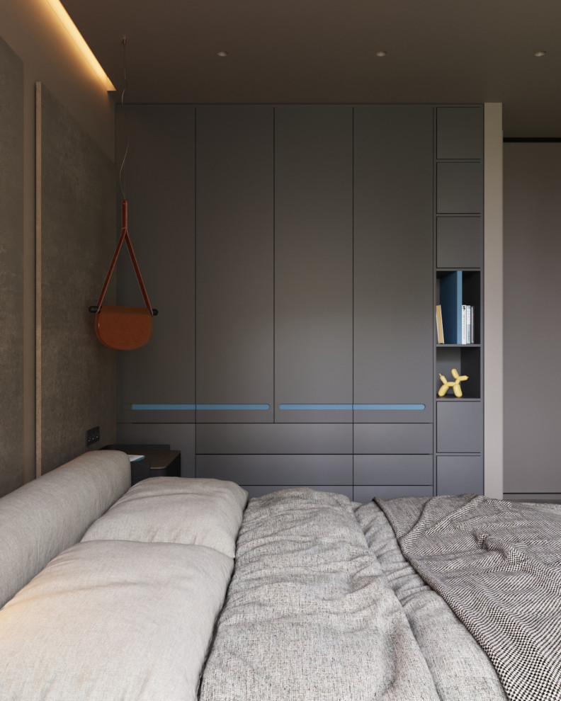 Проект двухкомнатной квартиры в Жк Петровская Доминанта, Современный стиль