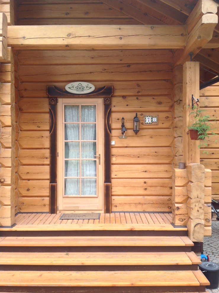 Частный жилой дом и баня на территории КП "Финский Залив" (Верхняя Сысерть)