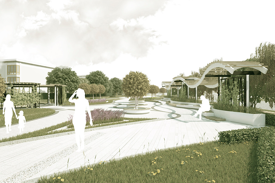 Концепция благоустройства и озеленения территории Центра водных видов  спорта