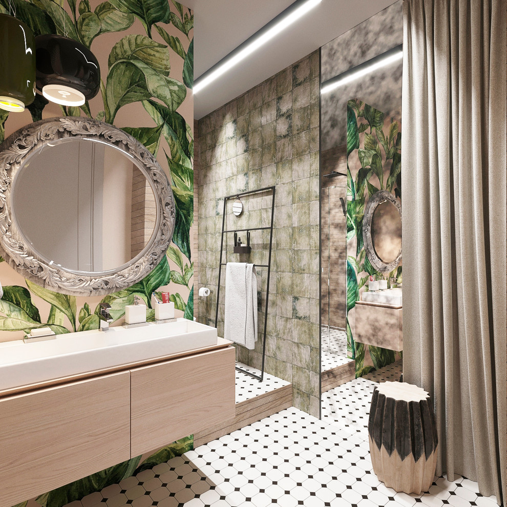 Трехкомнатная квартира в эко стиле на Приморском проспекте