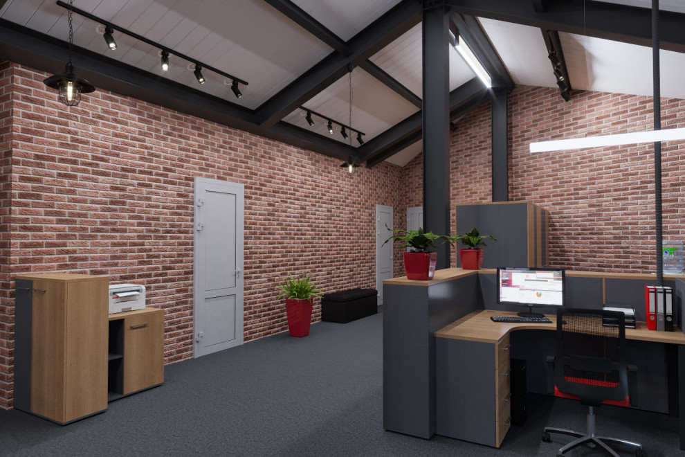 Офис на мансардном этаже