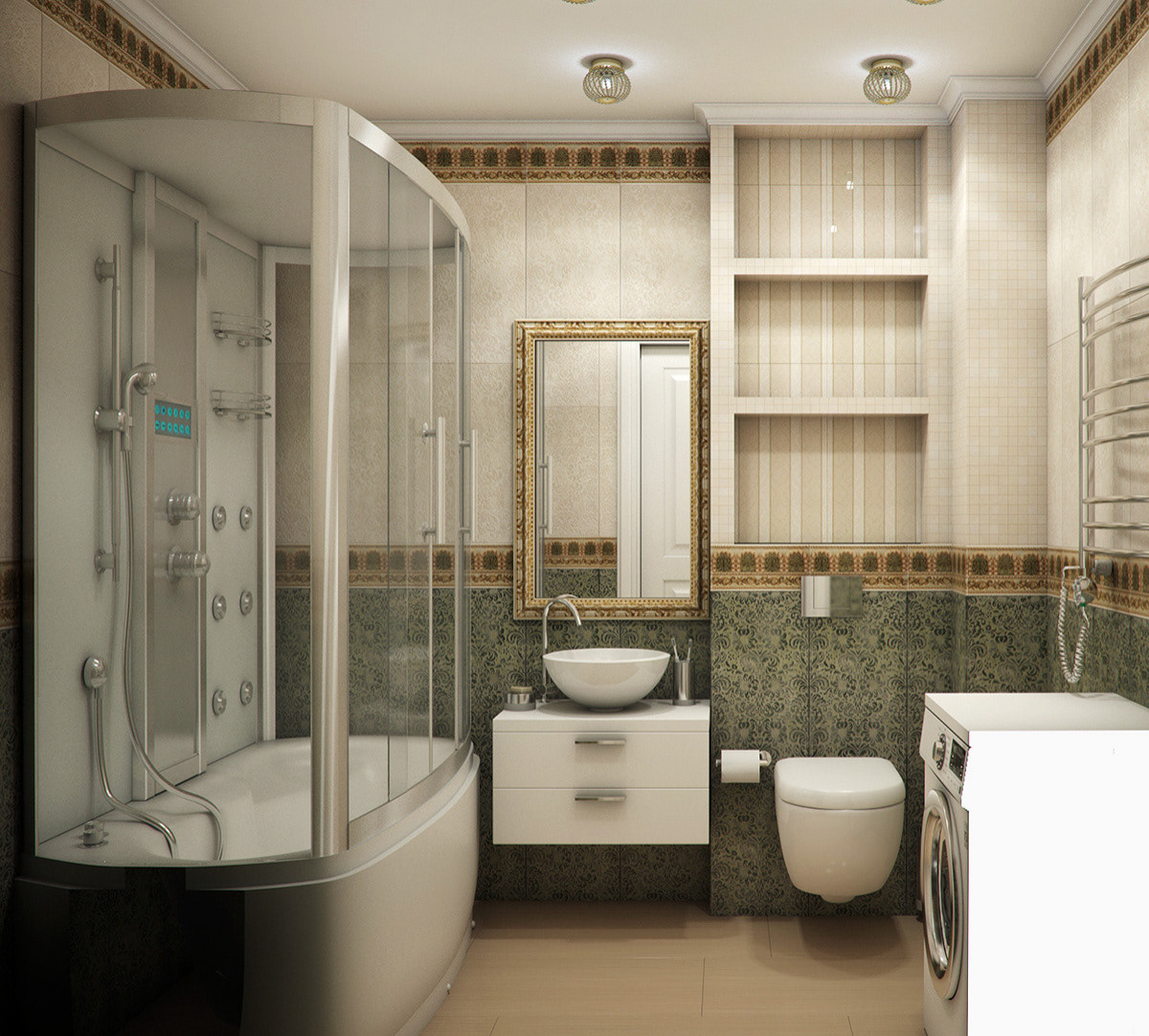 Дизайн-проект квартиры Онежская 53к4 70м2 (Классический стиль)