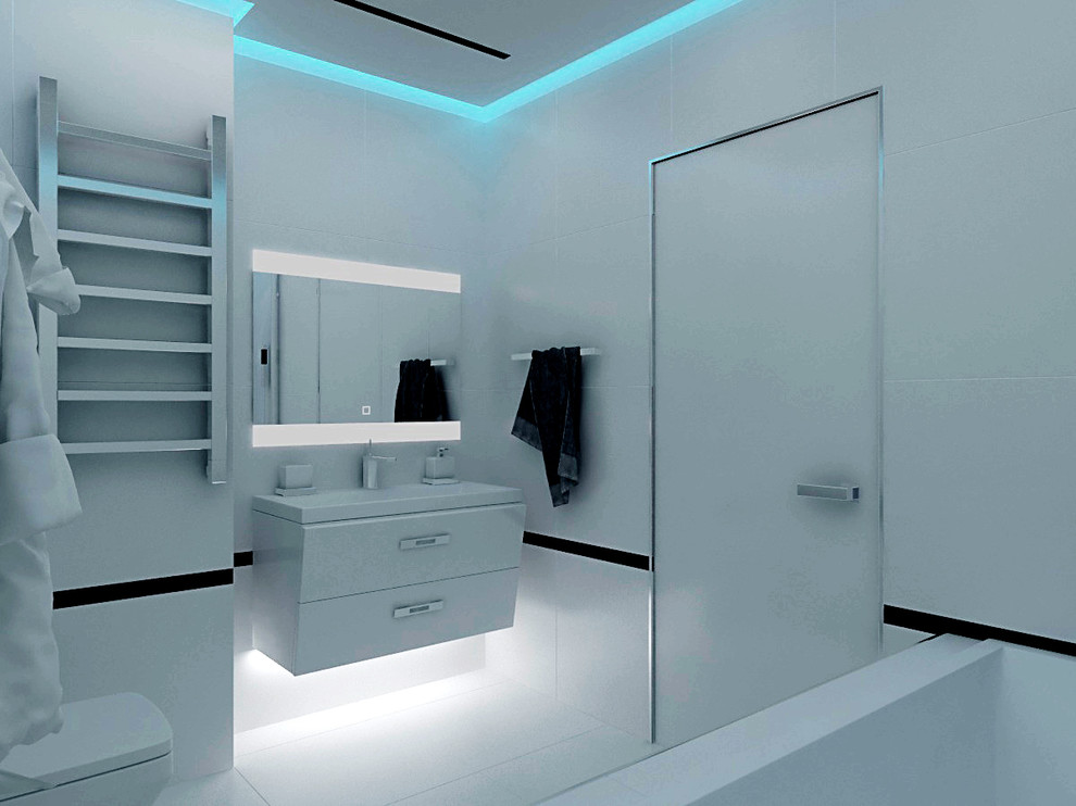 Обложка проекта: Комфорт и изящество черно-белого интерьера