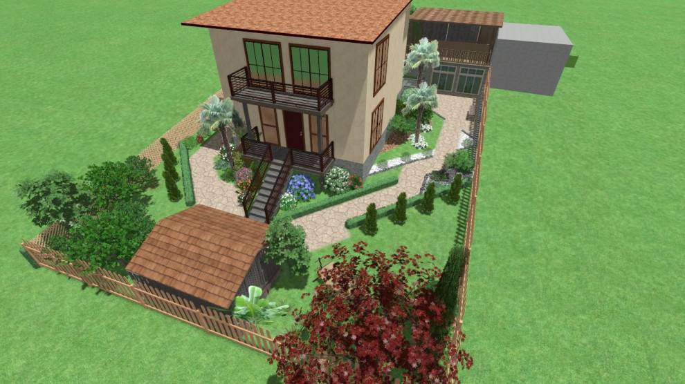 Приусадебный участок индивидуального жилого дома