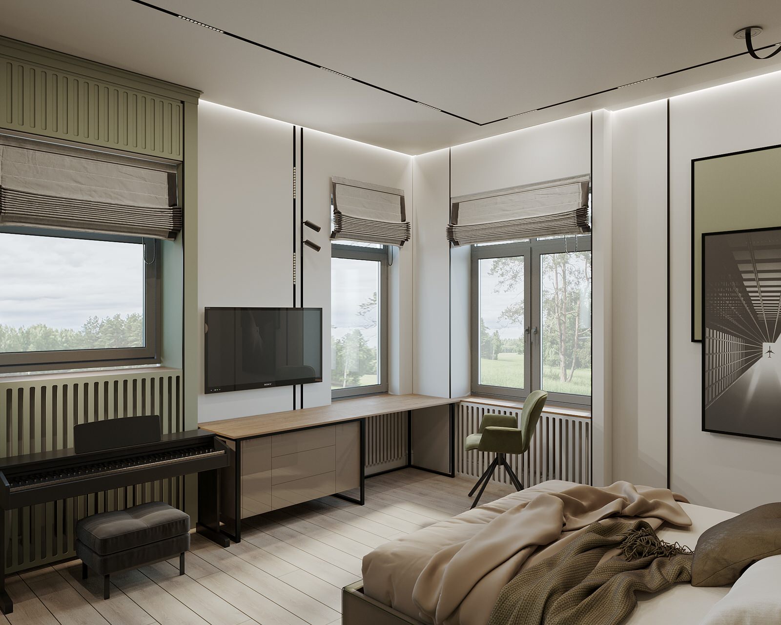 Загородный дом 380 кв.м.  2 этаж пос. Тарлаши