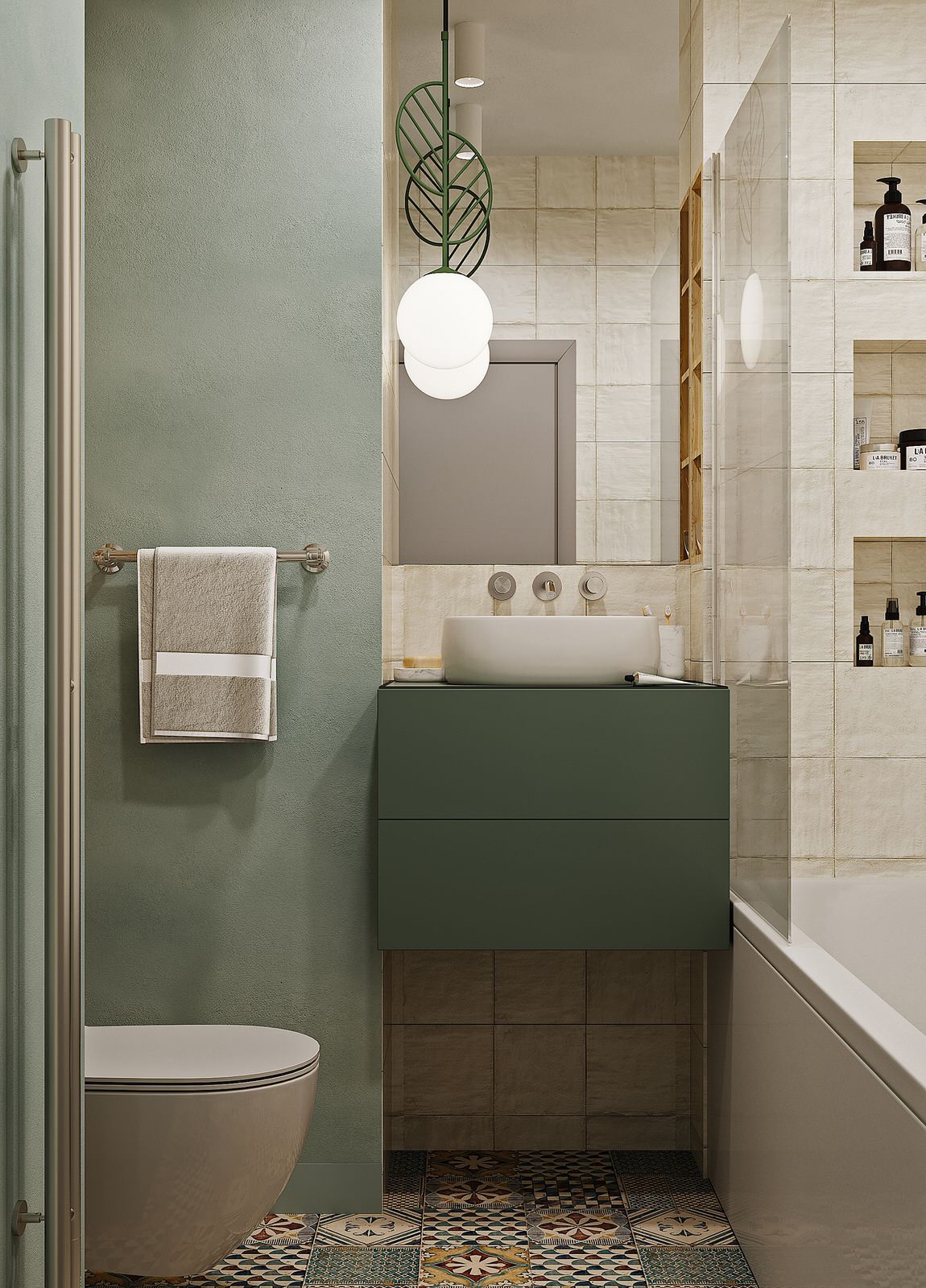 Обложка проекта: Теплая квартира в "колониальном стиле"