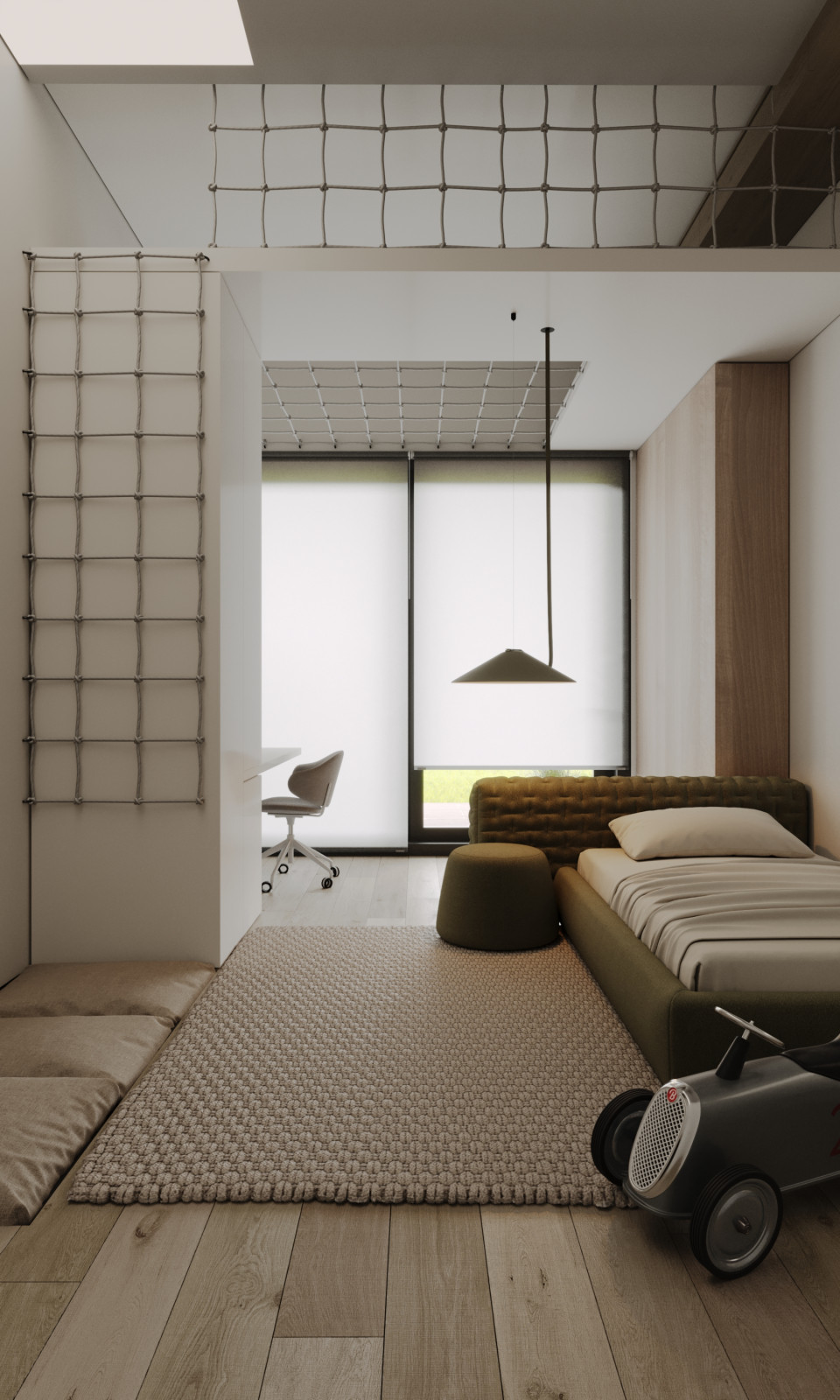 Детская из проекта загородного дома The CUBE