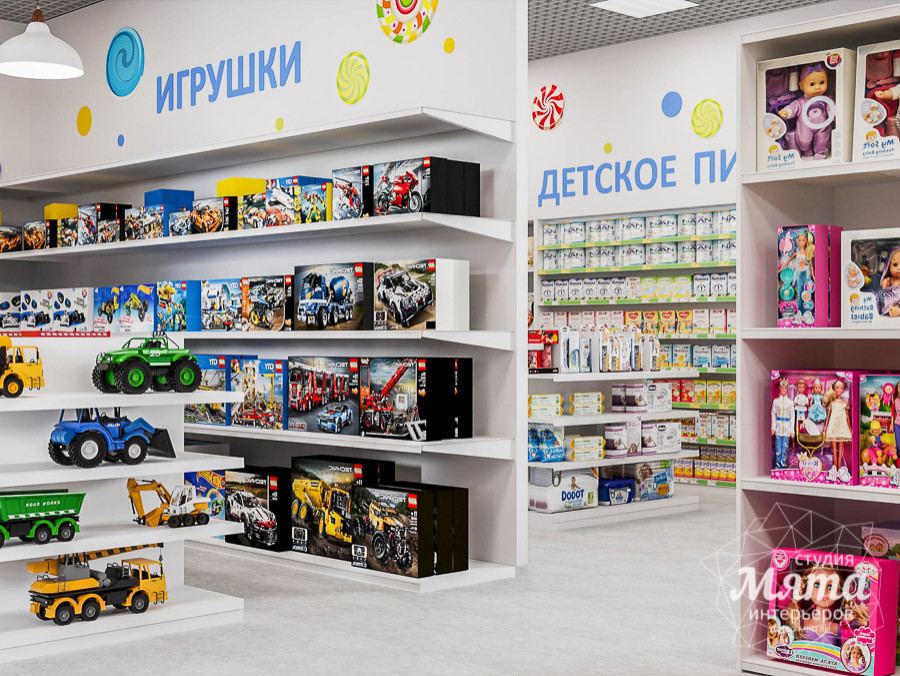 Дизайн-проект магазина товаров для детей