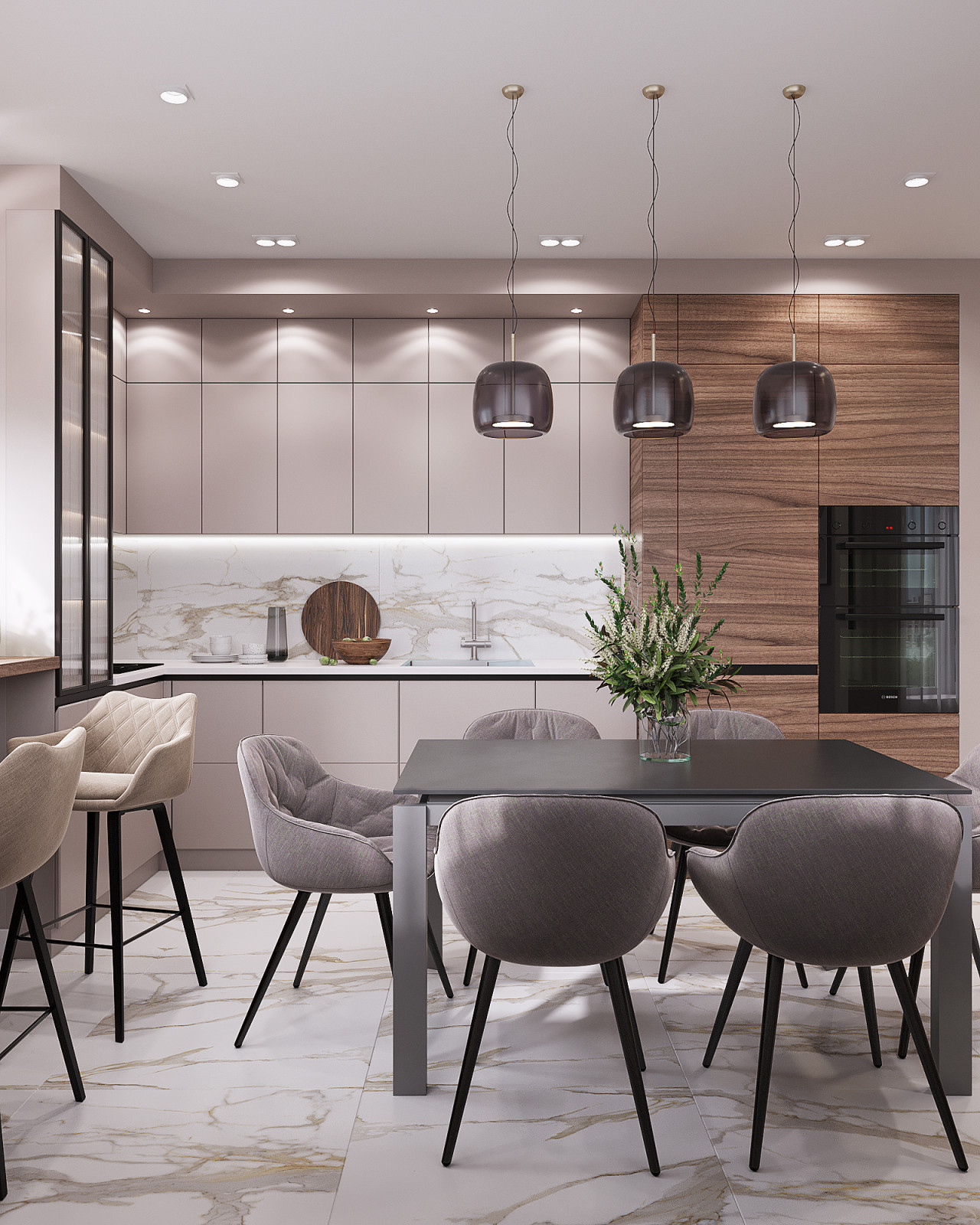 Уютный минимализм /  ЖК "Машков"