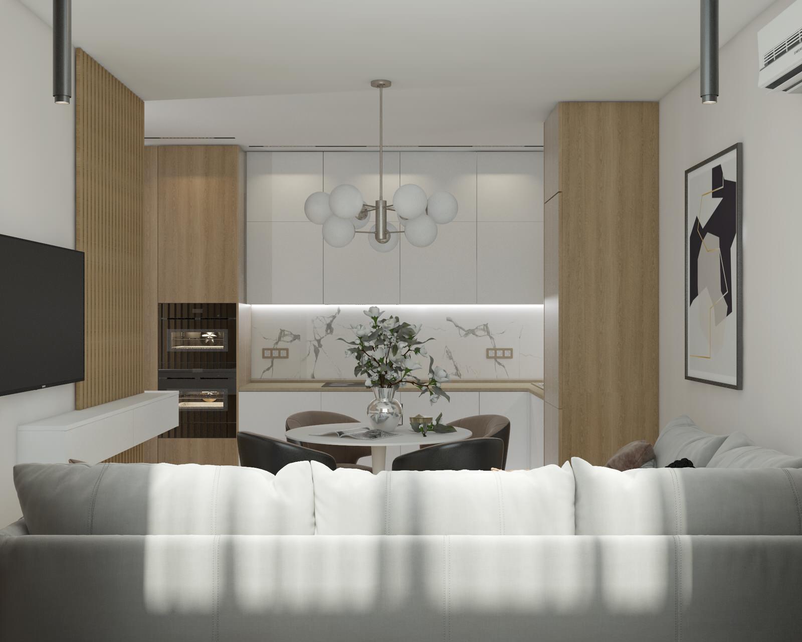 Современная квартира в ЖК 4 Сезона