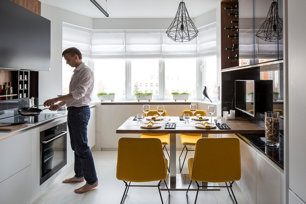 Проект недели: Функциональная кухня  с дизайном по-итальянски для п44т