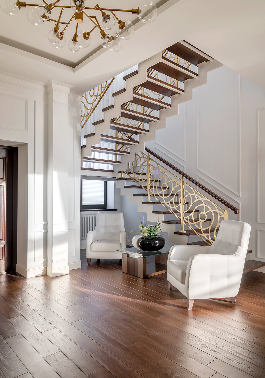 АЖУРНАЯ ЛЕСТНИЦА В ПОДМОСКОВНУЮ ЧАСТНУЮ РЕЗИДЕНЦИЮ