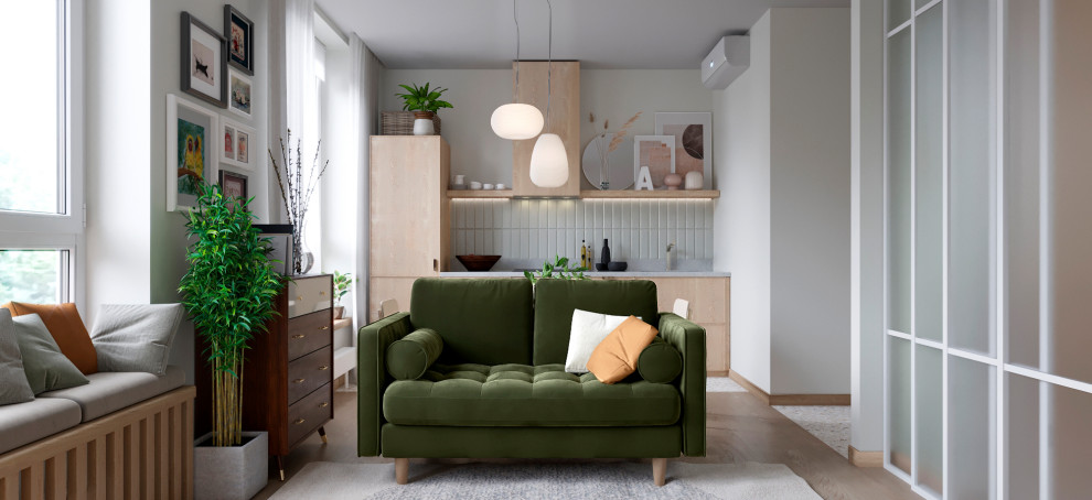 Дизайн апартаментов в ЖК Невский 36,9 кв.м