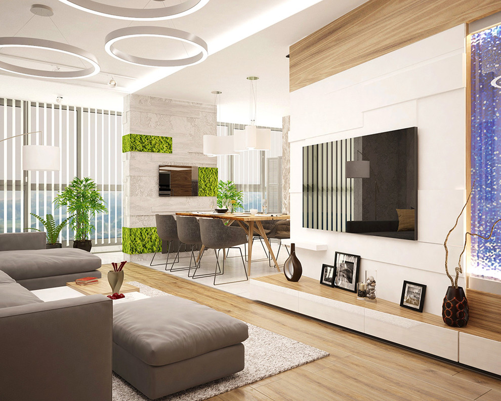 Обложка проекта: Квартира площадью 97,0 м2 в стиле "Эко"