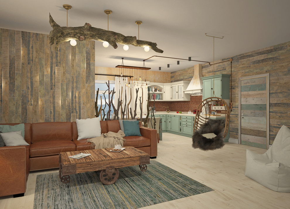 Обложка проекта: Кухня-гостиная в стиле "Рустик"