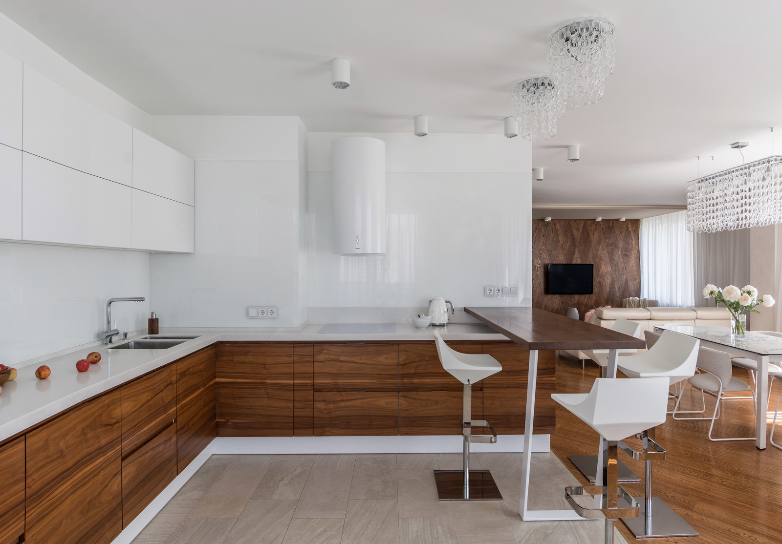 Светлая квартира для молодой пары