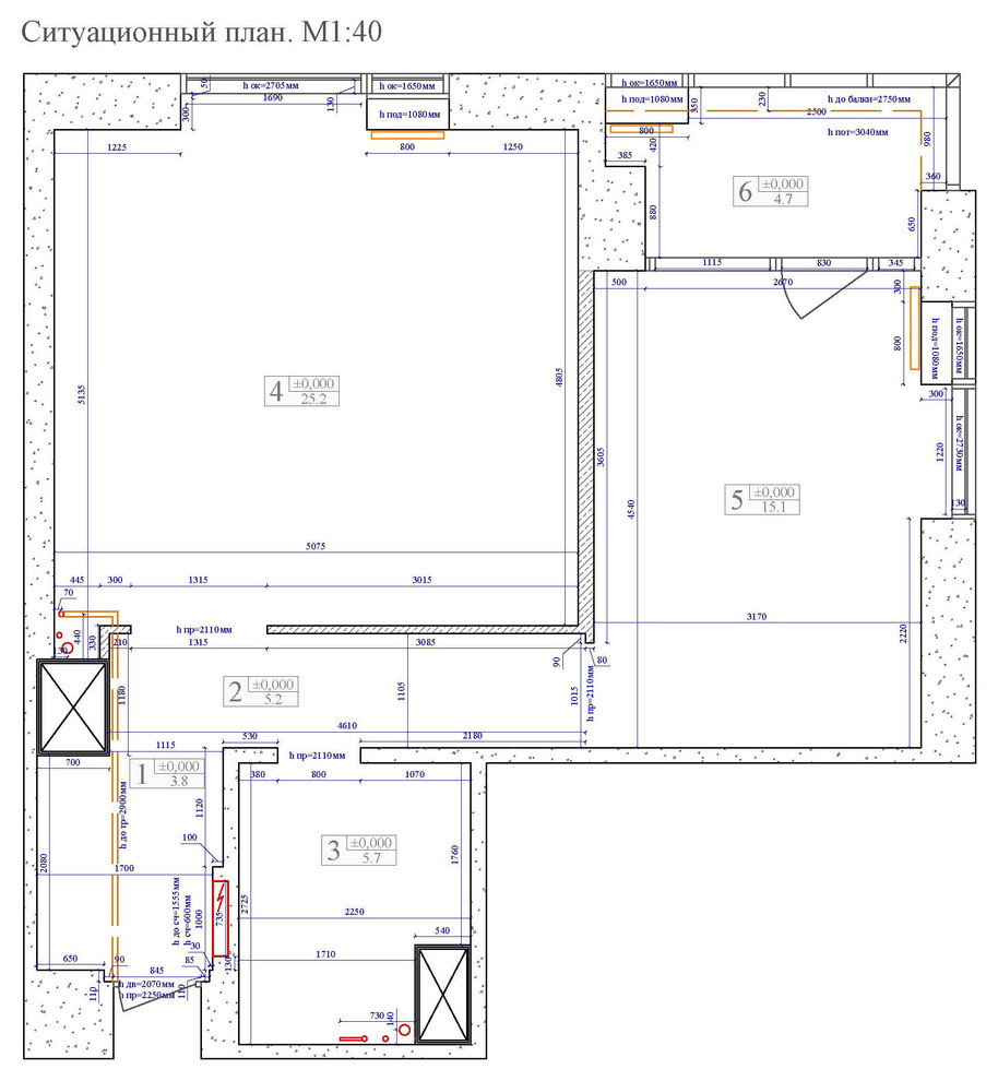 Двухкомнатная квартира в ЖК Космос