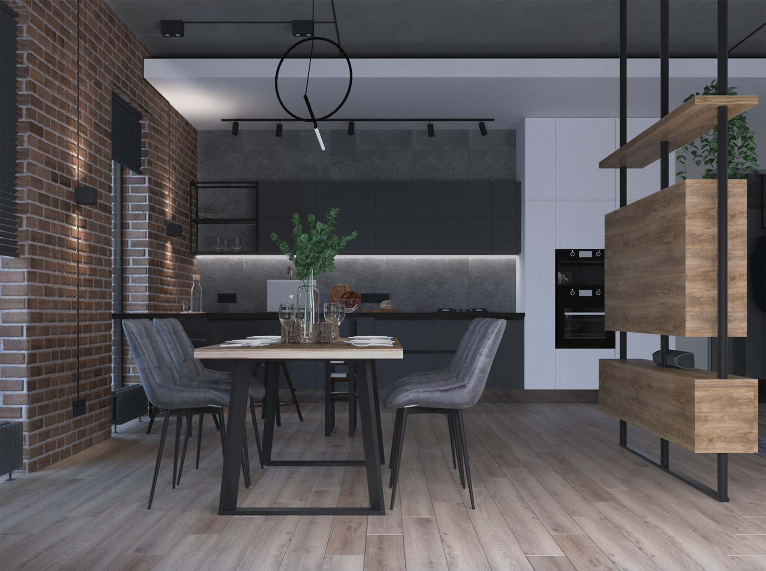 Дом в стиле Лофт