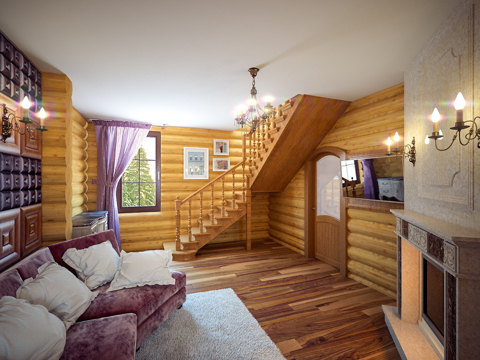 Бревенчатый дом