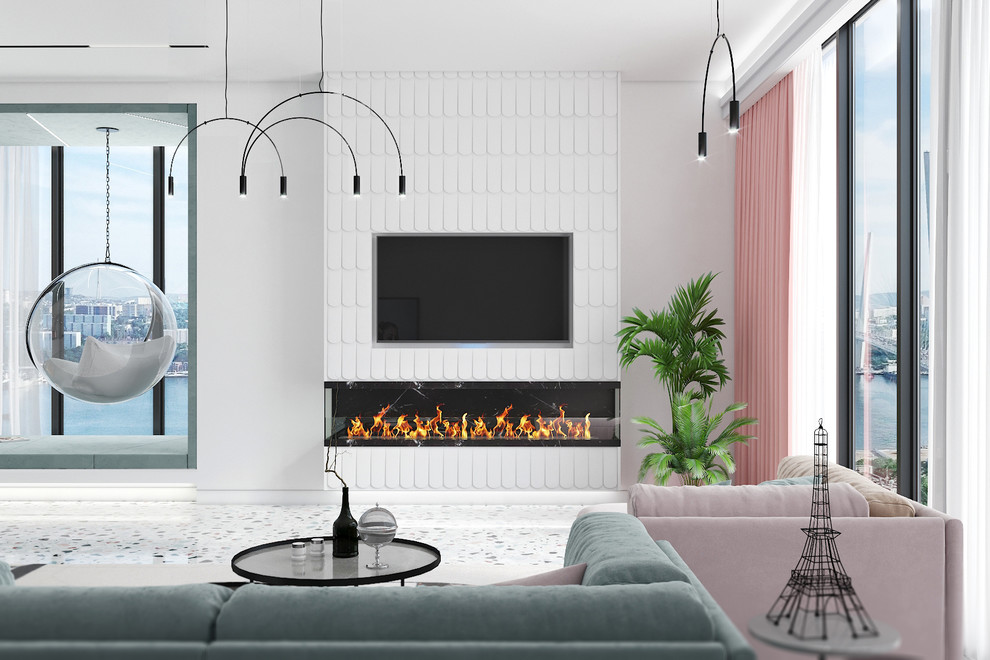 Дизайн-проект интерьера пентхауса для молодой семьи