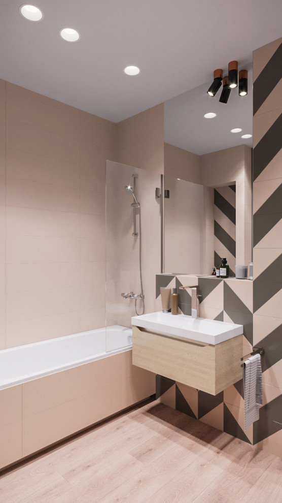 Интерьер однокомнатной квартиры 58м.кв. в клюбном доме Армада г.Екатеринбург