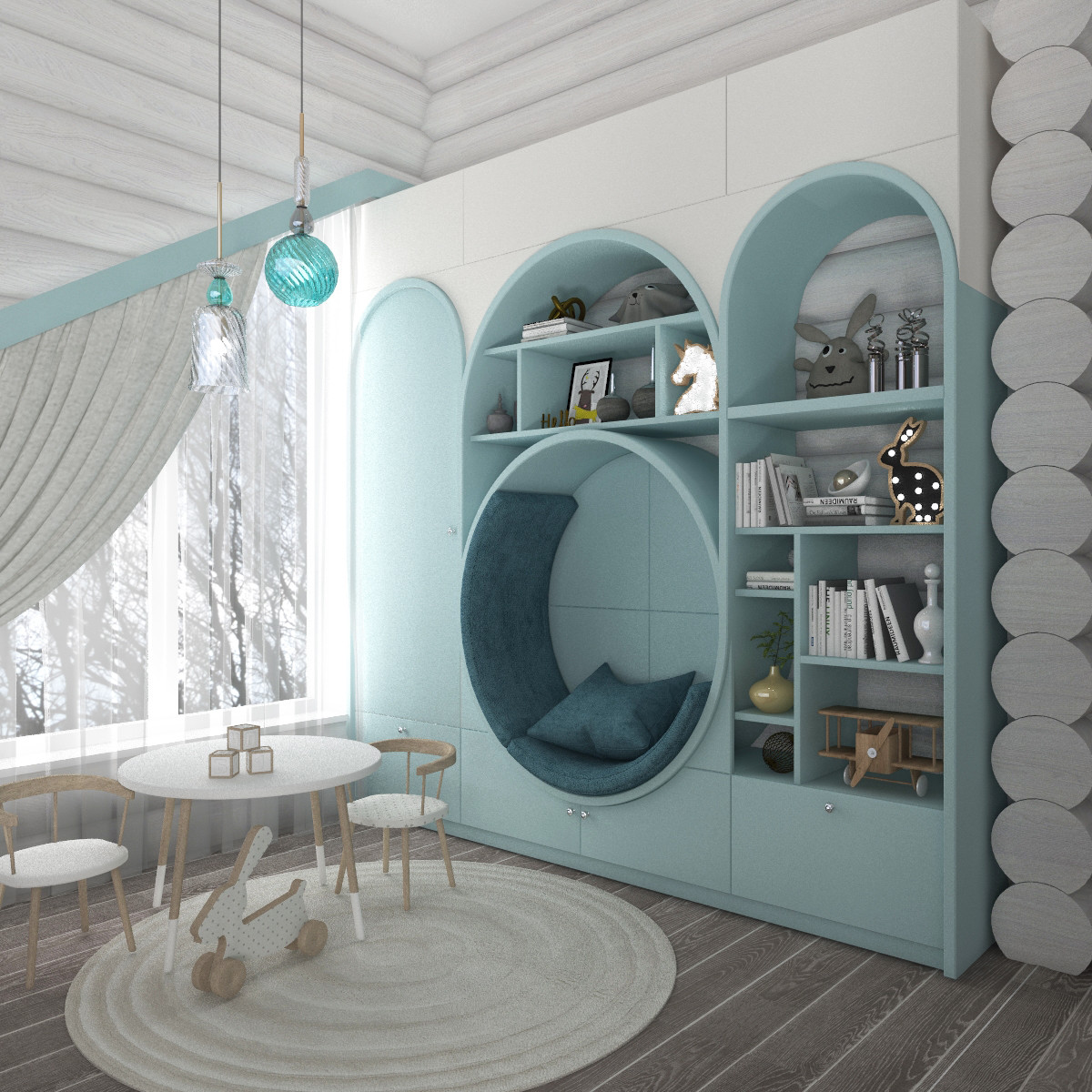 Проект загородного дома из сруба