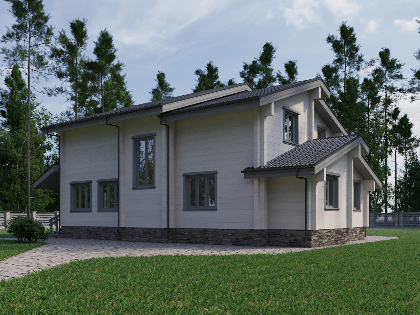 Дом из клееного бруса  Заповедник