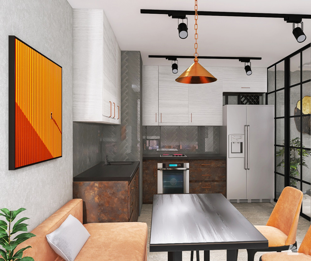 ЖК Golden city. Эклектика: модерн & лофт.