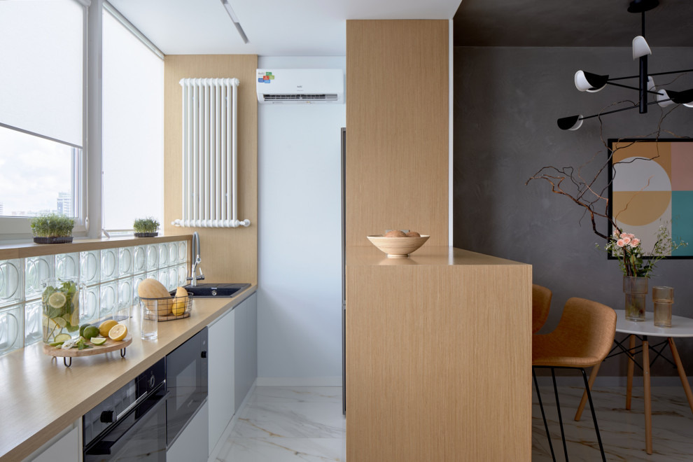 Классная двушка с кухней на лоджии 53 м²