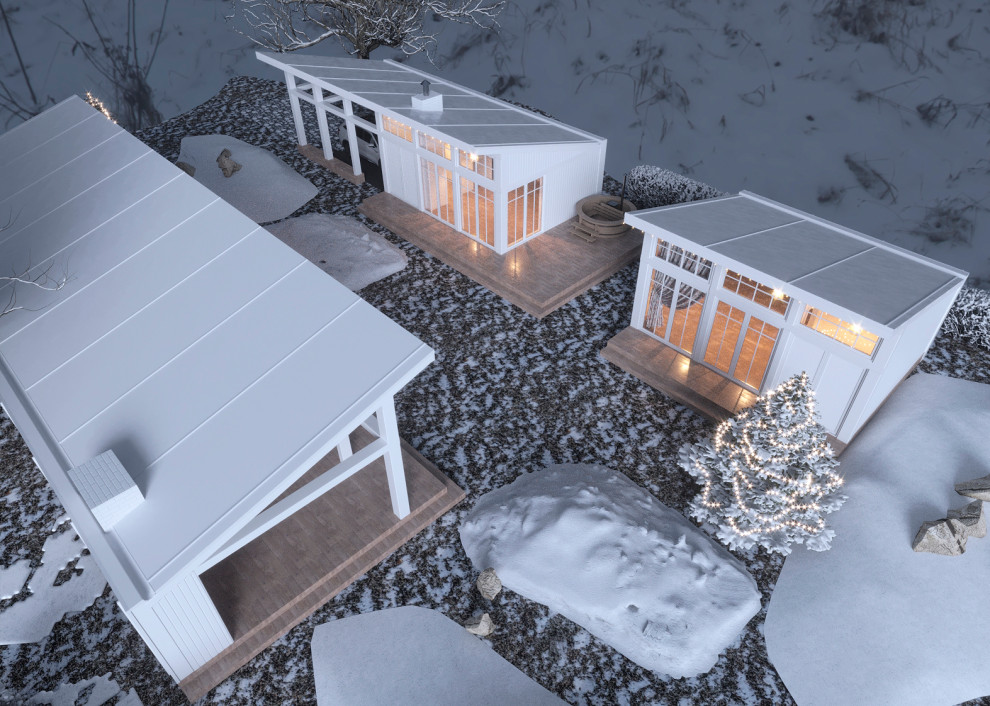 Модульная дача. Проект недорогого дачного дома