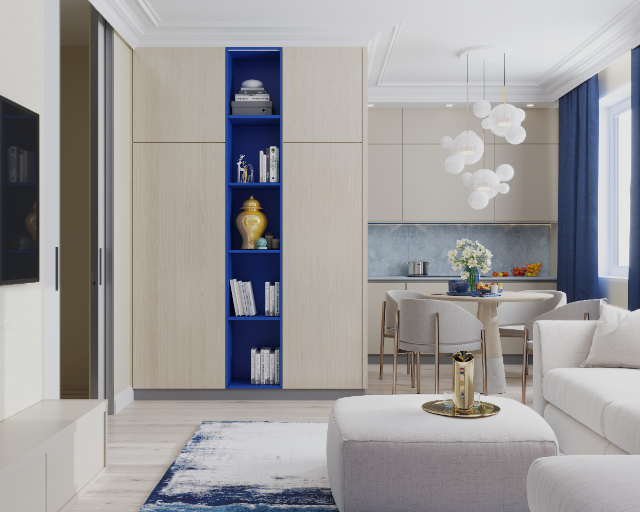 Обложка проекта: проект 3-х комнатной квартиры