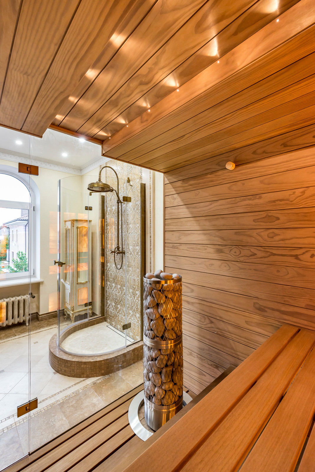 Сауна под ключ в коттеджном поселке Европа