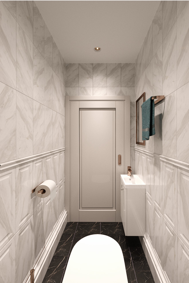 Трехкомнатная квартира в современном классическом стиле