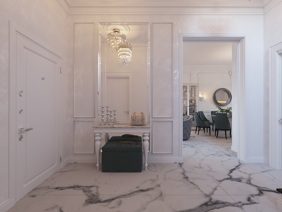 Дизайн дома площадью 136 кв.м в классическом стиле