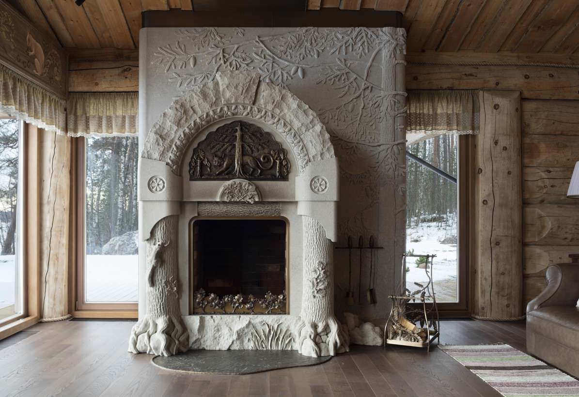 Обложка проекта: Камин "Лесная сказка"