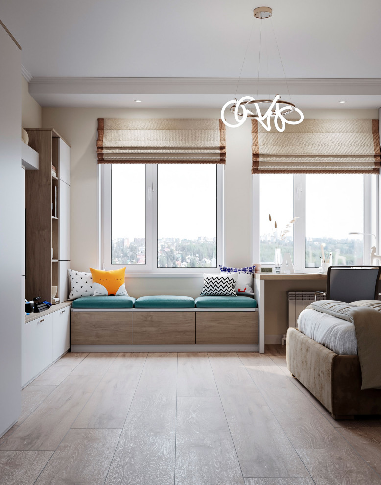 Двухэтажный дом для большой семьи