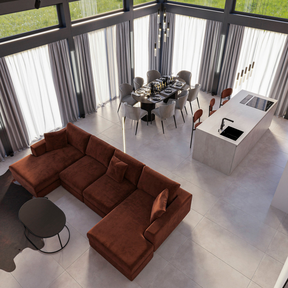 Дизайн интерьера частного дома ""Лаконичная гармония".