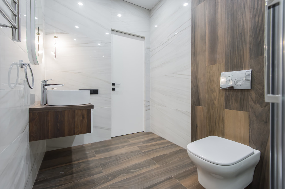 Квартира в современном стиле с зелёной спальней