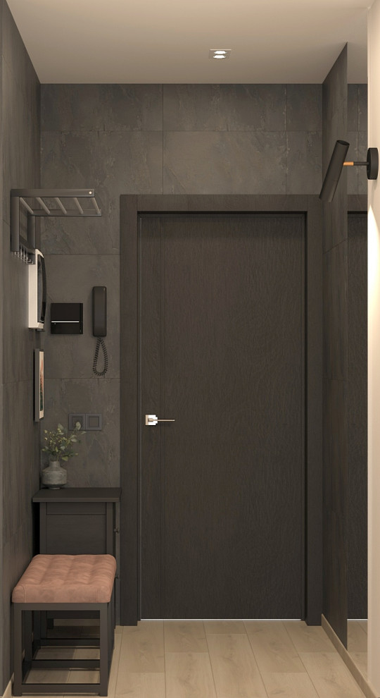 Экостиль с подвесным креслом