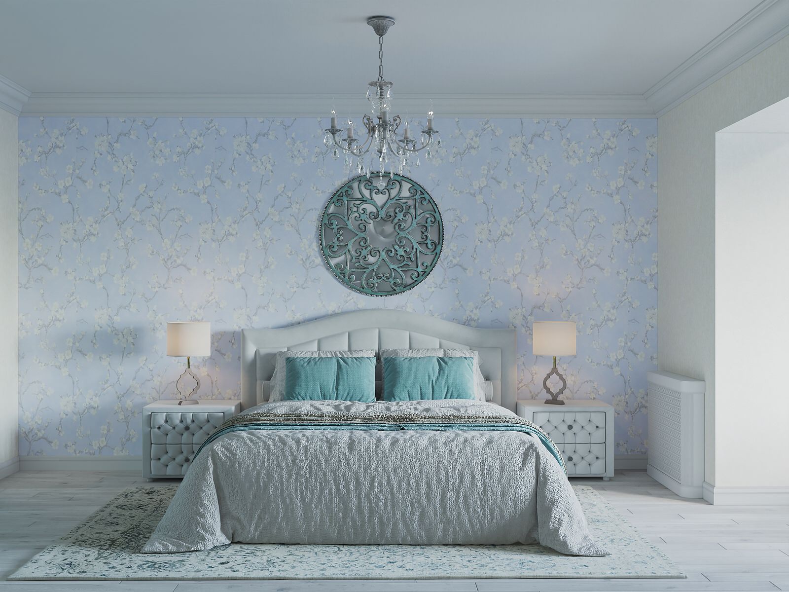 Обложка проекта: Дизайн интерьеров спальни в г. Нижний Новгород в ЖК Пражский квартал