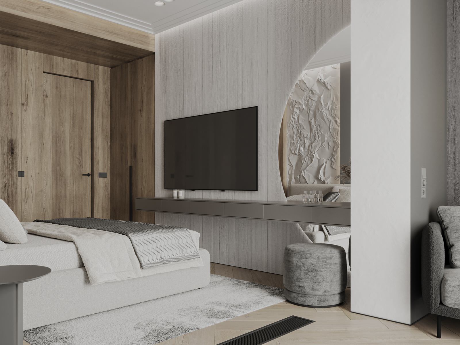 Дизайн-проект квартиры, ЖК Михайловский, Новосибирск