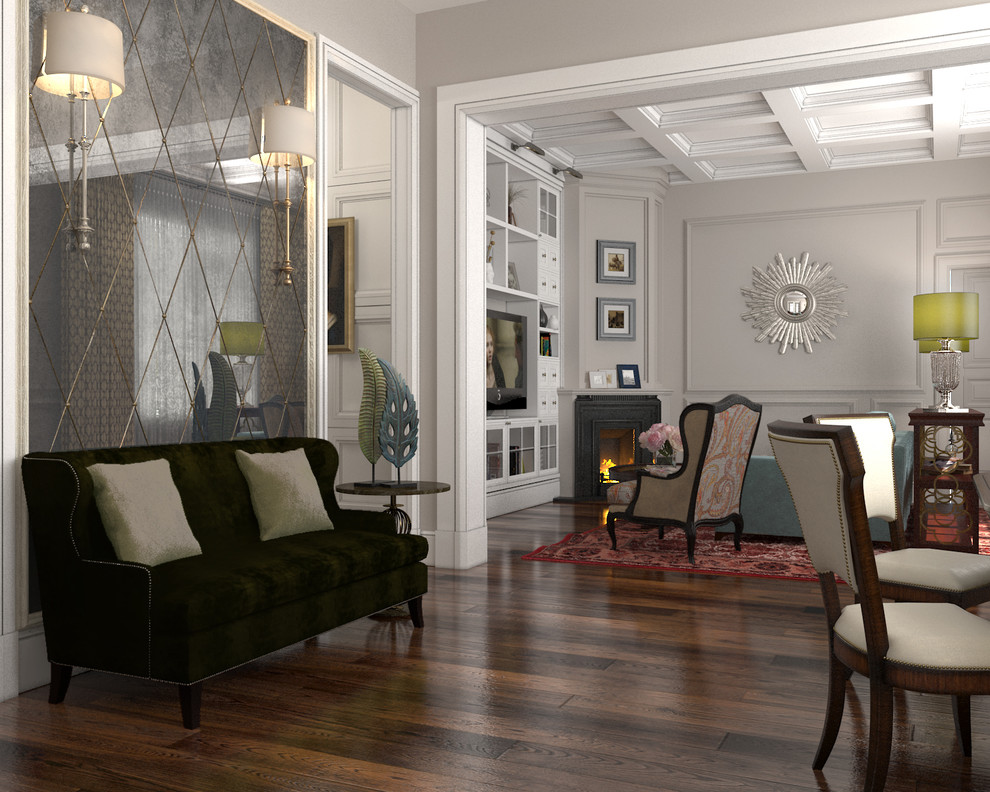 Project of Interiors at Private House (Moscow region)