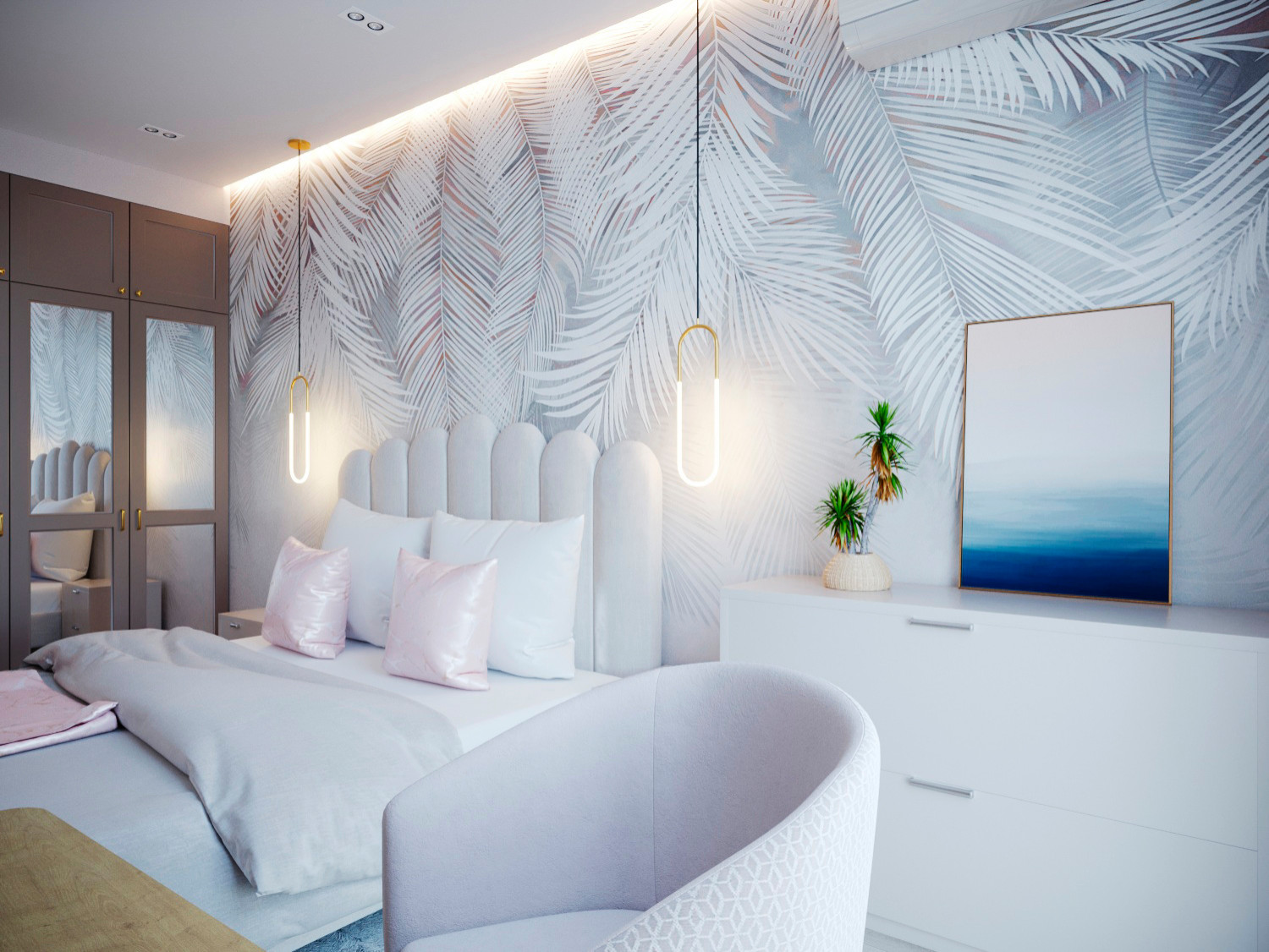 2х Уровневая квартира 90м2 в г. Пионерском Детская спальная