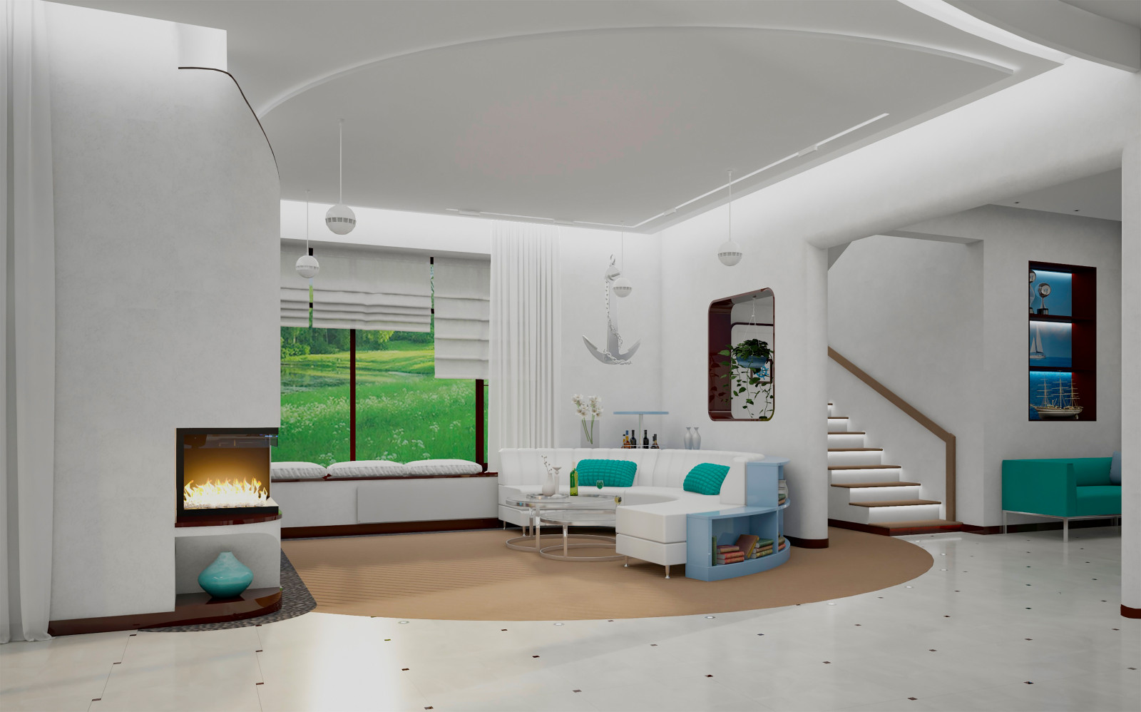 Дом в стиле яхты