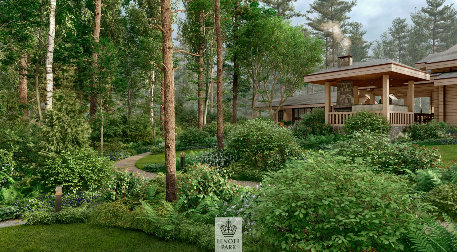 Лесной пейзаж