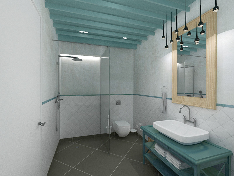 Лофт с лестницей – кинозалом