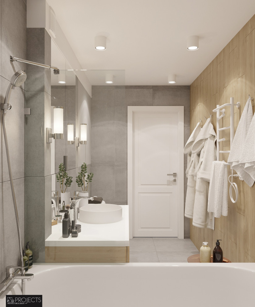 ДИЗАЙН-ПРОЕКТ ДВУХУРОВНЕВОЙ КВАРТИРЫ 104 м2