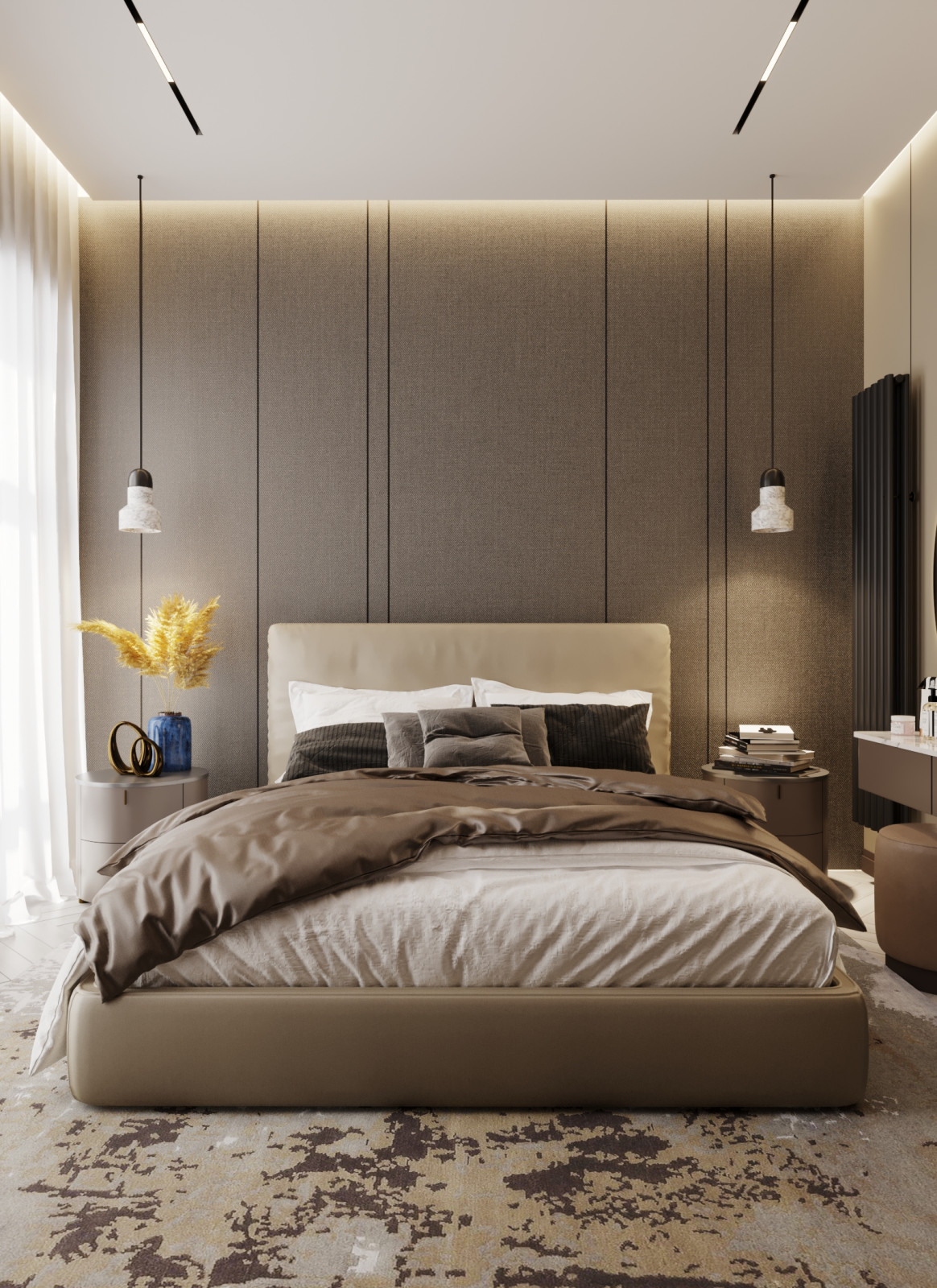 Спальня в ЖК Триумф от VITTAGROUP