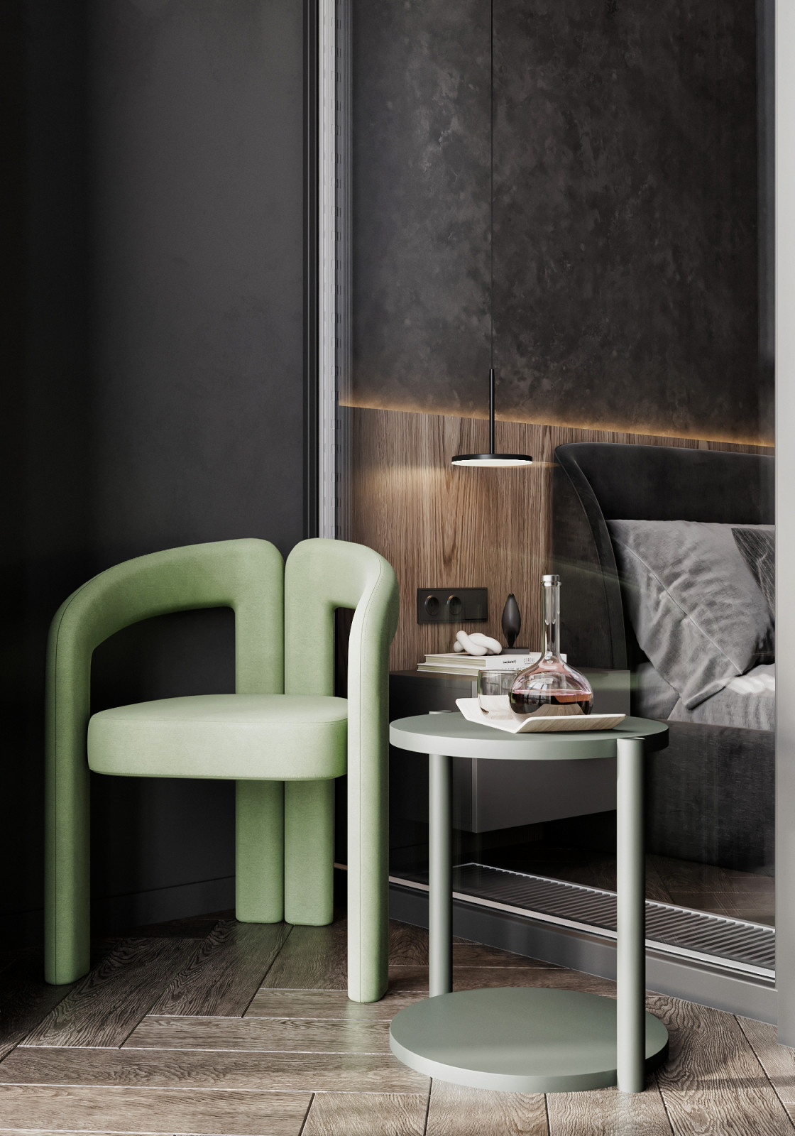 Обложка проекта: Дизайн квартиры в современном стиле г. Новосибирск. 2025г